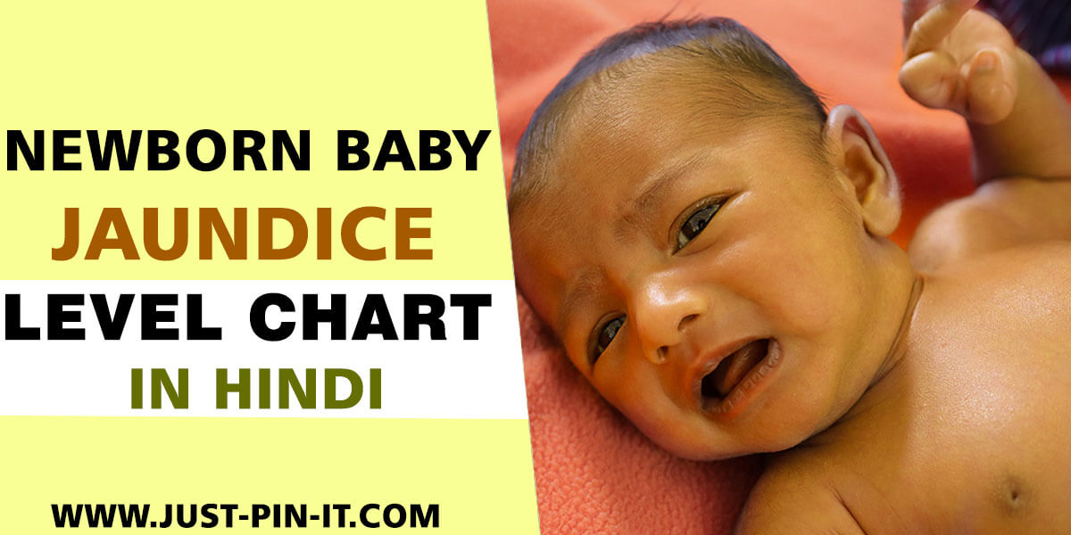 Newborn Baby Jaundice Level Chart in Hindi