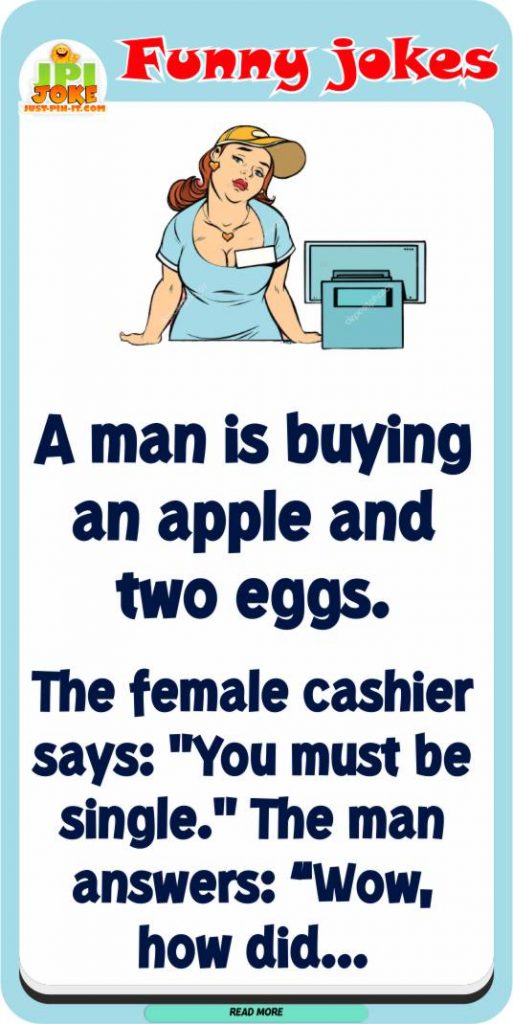 man is Buying a Banana, Apple & two Eggs - Just-Pin-It