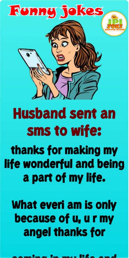 Husband Sent an Sms to Wife - Just-Pin-It