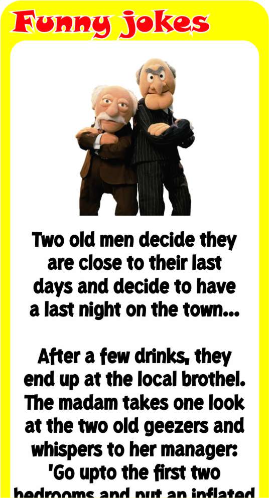 Funny Jokes - Two Old Men Decide - Just-Pin-It