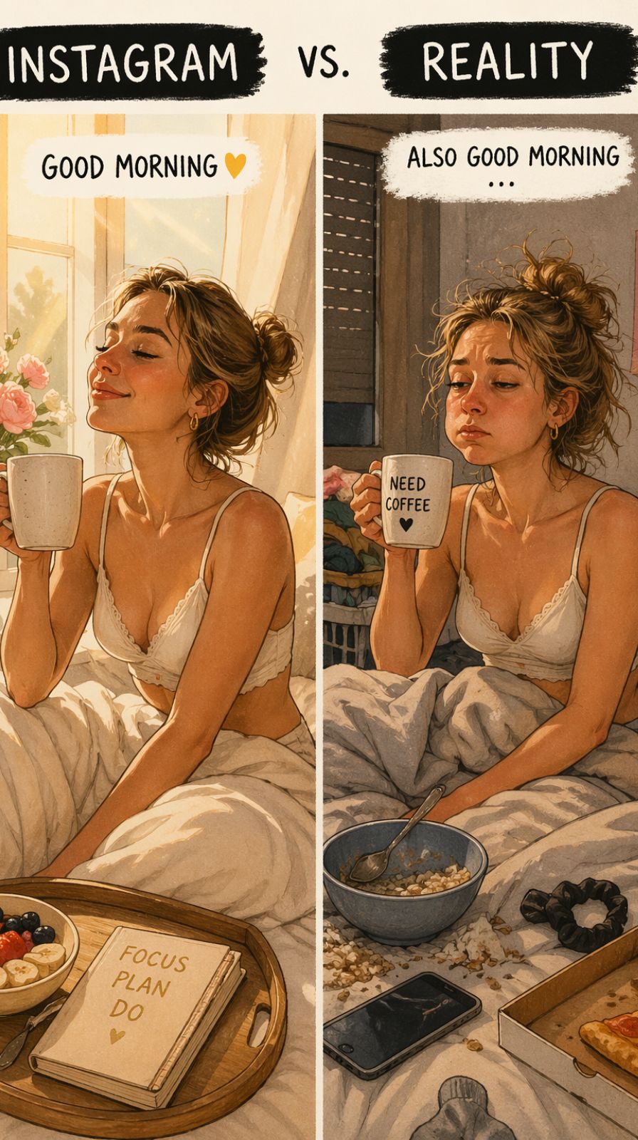 Instagram vs Reality: German Artist Geraldine
