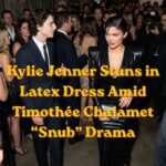 Kylie Jenner Stuns in Latex Dress Amid Timothée Chalamet “Snub” Drama