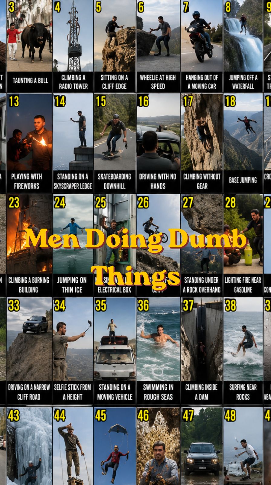 Men Doing Dumb Things