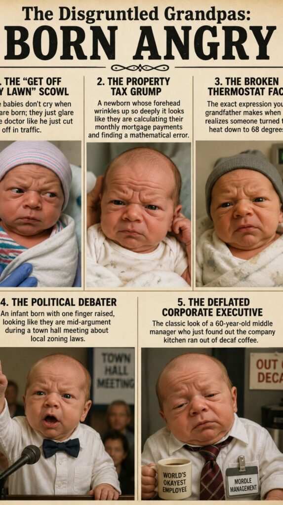 There's nothing wrong with them or anything. These little fellas are perfectly healthy, they just appear to be decades older than what their birth certificate says.