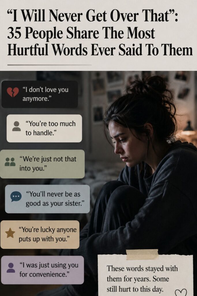 emotional person sitting alone reflecting on painful memories and hurtful words shared in heartbreaking personal stories about emotional trauma