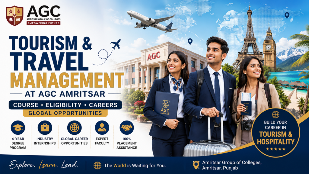 Tourism & Travel Management Course at AGC Amritsar